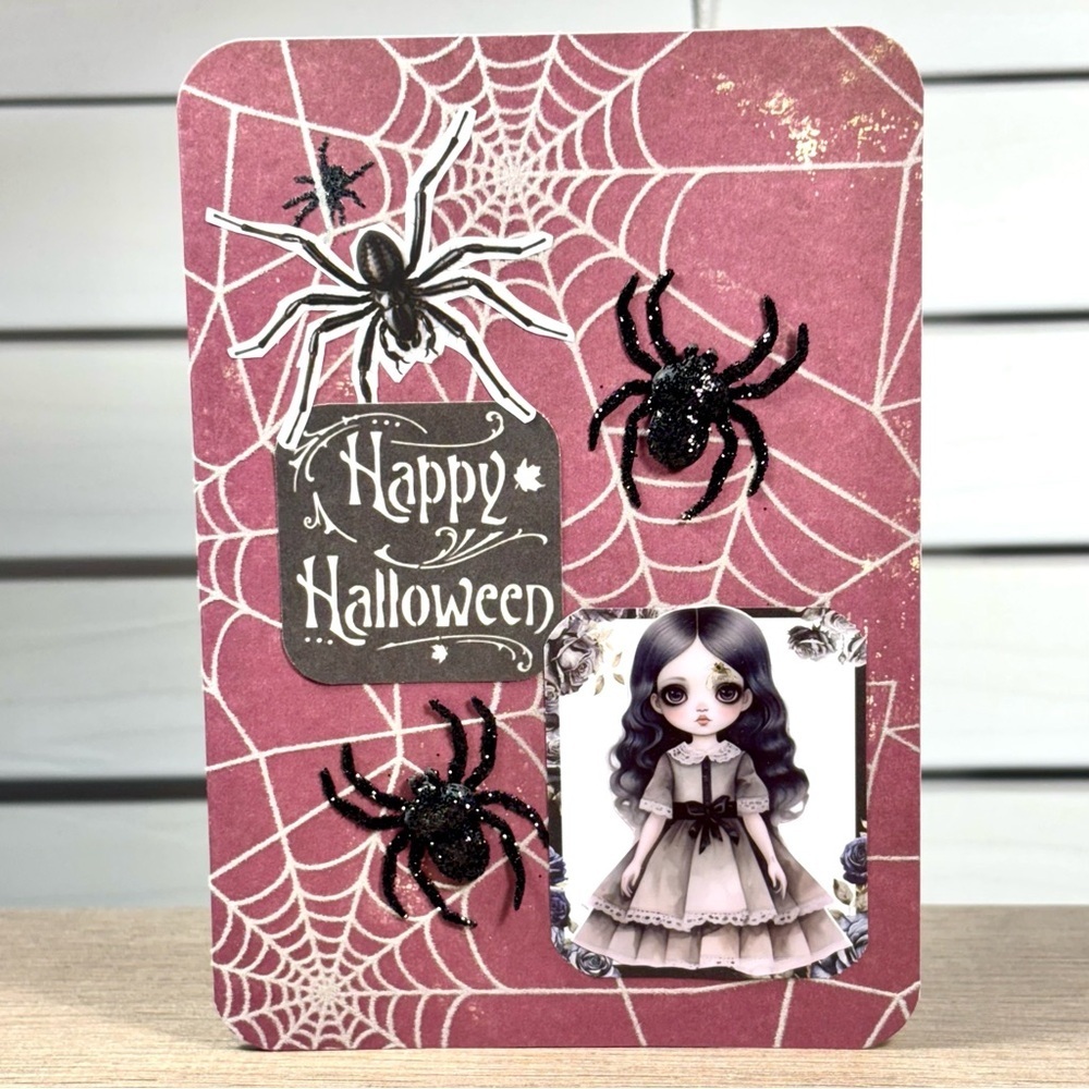 Handmade Halloween Greeting Card